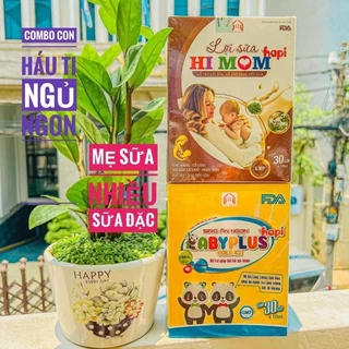 Combo 2 hộp lợi sữa HIMOM + Siro babyplus