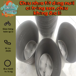 Chậu nhựa tốt dùng nuôi cá trồng sen trồng cây,chậu không đục lổ