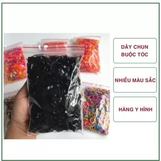 100 gram dây chun buộc tóc co giãn tốt , dây cột tóc