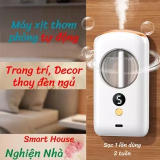 Máy phun thơm khử mùi phòng khách nhà vệ sinh nhà hàng khách sạn treo tường để bàn trang trí nhà cửa_ BC11