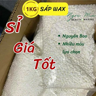 Sỉ 1KG Sáp wax lông nóng cao cấp siêu bám lông ( nguyên bao không chiết)