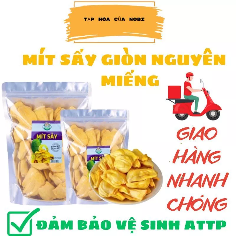 Mít Sấy Giòn Loại 1 Đà Lạt, Giòn Thơm