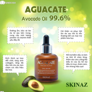 Tinh Chất Bơ Skinaz Hàn Quốc 30ml Chính Hãng - Aguacate Avocado Oil 99,6% Chính Hãng