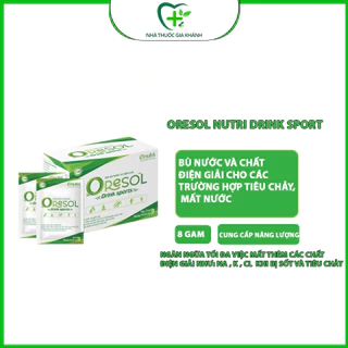 Oresol Nutri Drink Sport Nước Uống Bù Điện Giải & prado sport drink power vị chanh leo