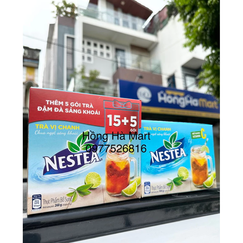 TRÀ CHANH NESTEA HỘP 195g ( có hàng tặng)