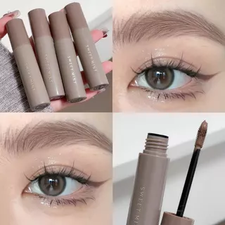 Mascara chuốt lông mày SWEET MINT tone màu nâu, gel chải lông mày nội địa trung Chan Chan SP77