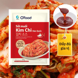 Combo Giá Rẻ 3 gói Sốt Muối o'food Kim Chi  Chuẩn Vị Hàn chỉ