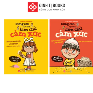 Sách - Cùng con học cách làm chủ cảm xúc combo 2 tập dành cho bé 3 - 6 tuổi - Đinh Tị Books