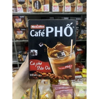 Cafe Phố Sữa Đá , Đen Đá Hộp (10 gói)