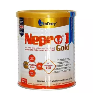 Sữa bột Nepro 1 Gold VitaDairy cung cấp dinh dưỡng dành cho người bệnh thận (400g)