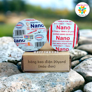 Băng keo đen NANO lớn 20yard Tô Nga Dũng