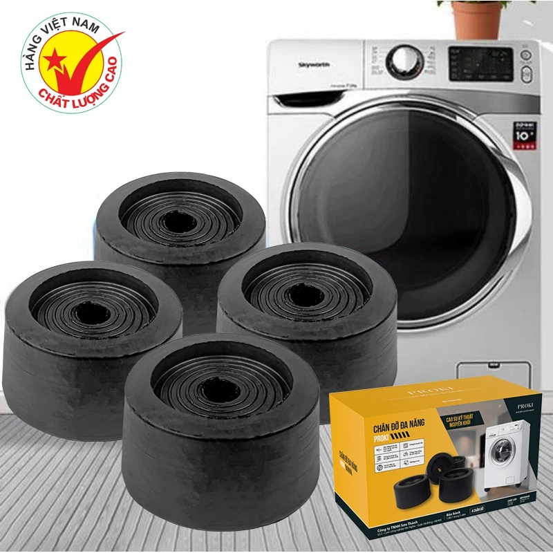 Cao su Chống Rung Máy Giặt tường lâm
