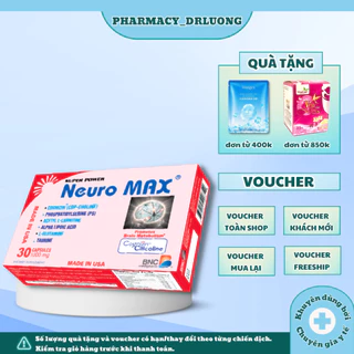 [CHÍNH HÃNG] Viên bổ não Super Powder Neuro Max