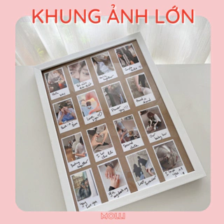 [Combo khung ảnh kèm ảnh] Khung ảnh lớn 30x40cm kèm ảnh in theo yêu cầu molli.store__