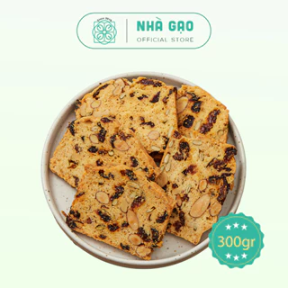 Bánh biscotti Nhà Gạo hương vị Pháp hộp 300gr