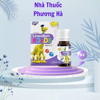 LineaBon vitamin D3 K2 lọ 10ml. Aquadreim Vitamin d3 k2 mk7 Vitamin d cho trẻ sơ sinh