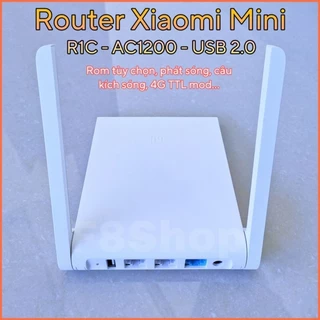 Router wifi Xiaomi Mini kích sóng wifi băng tần kép 2.4GHz và 5GHz tốc độ cao AC1200Mbps USB 2.0 USB 4G