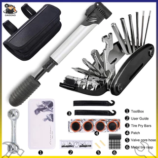 Bộ dụng cụ sửa chữa xe đạp đa năng đầy đủ bơm vá lốp tool sửa chữa cao cấp