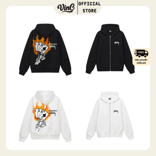 Áo Hoodie Zip Stussy Read EM' N' Weep - CÓ SẴN