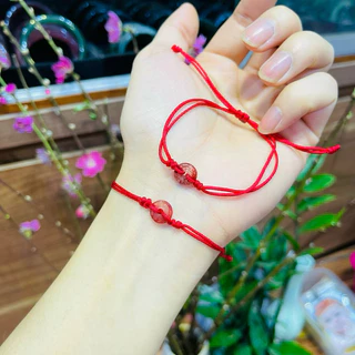 Vòng tay Đồng Điếu Tết Dây Handmade quà tặng kỉ niệm