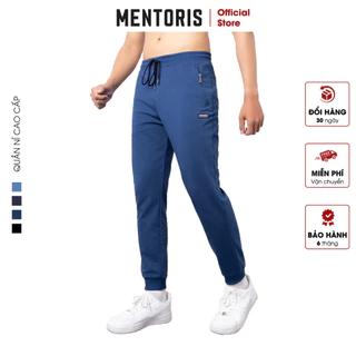 Quần Jogger nam Chất Nỉ Cao Cấp Mentoris, Màu Sắc Đa Dạng, Chống nhăn, From Ruglar Fit, Chất Coton Cao cấp MQN2312