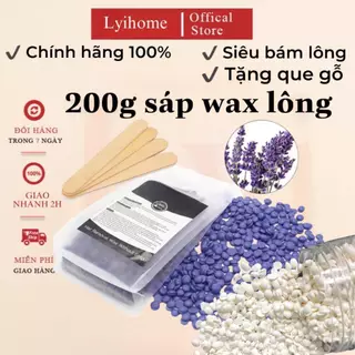 [ Che Tên]  Túi 200gr sáp wax lông cao cấp SIÊU BÁM LÔNG, hạt sáp thơm tẩy mọi loại lông dễ sử dụng