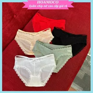 Quần Lót Nữ ❤️FREESHIP❤️ Quần Lót Ren Sexy Thiết Kế Dây Đan Chéo Gợi Cảm -R43