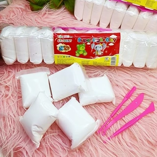 Combo Đất sét tự khô Nhật 12 màu an toàn nặn hình cao cấp siêu nhẹ dành cho bé làm butter slime trang trí