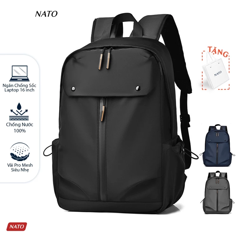 Balo NATO® "Global - Backpack" Sợi Vải ProMesh/Deluxe Cao Cấp Đựng Laptop 16 Inch Nam Nữ Đẹp Đi Học