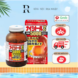 Viên uống Kobayashi Naishitoru Z 28000mg giảm mỡ bụng, hỗ trợ giảm cân nội địa Nhật Bản