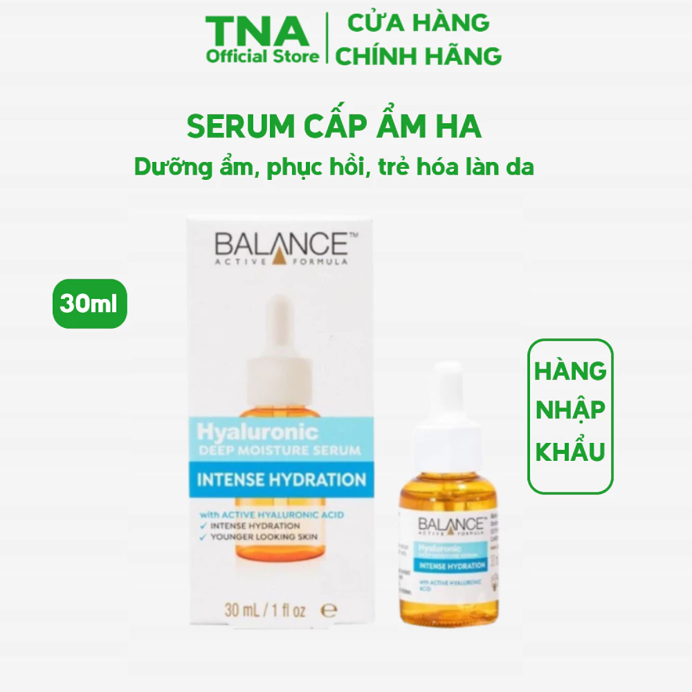 Serum HA cấp ẩm, phục hồi Balance Active Formula dưỡng da mịn màng, tươi khỏe 30ml