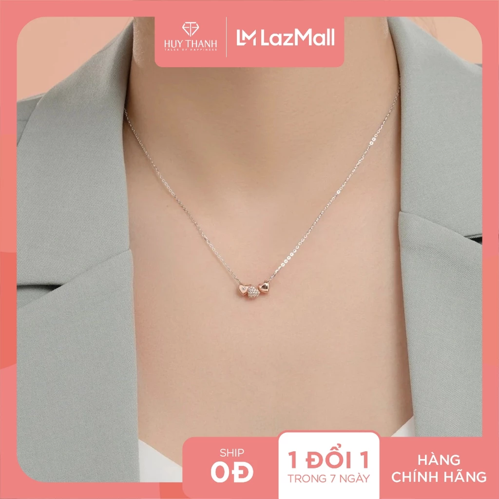 Dây Chuyền Vàng Tây Love Symphony DCMAMD670 Huy Thanh Jewelry