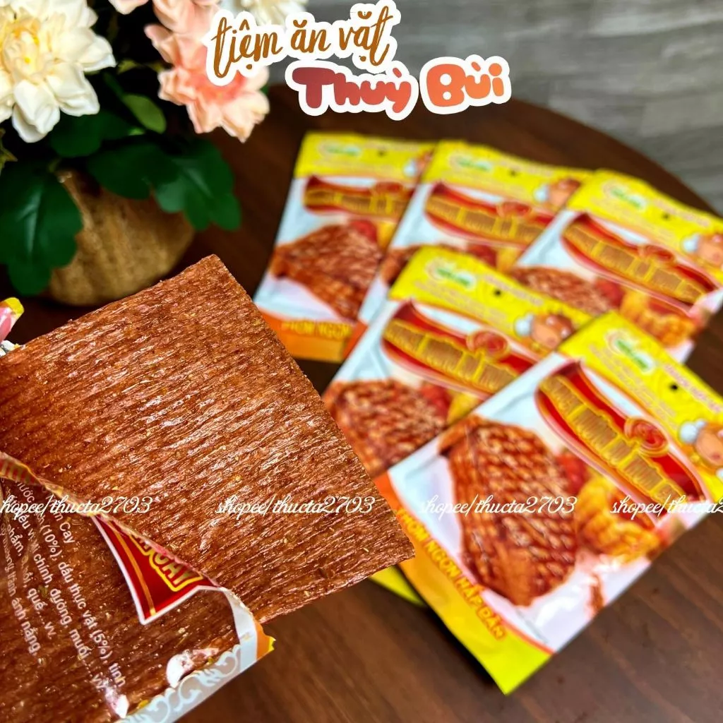 Snack Bò Miếng Thơm Cay HOT  💯đồ ăn vặt Hằng Đại, Que Tăm Cay Cổng Trường