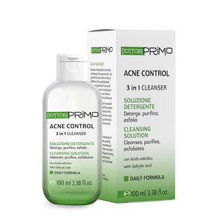 Gel Rửa Mặt Giảm Mụn DottorPrimo Acne Control 3in1 100ml