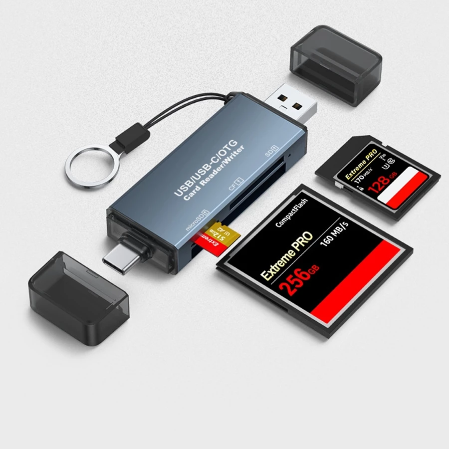 Đọc thẻ nhớ CF SD MicroSD TF đa năng tốc độ cao