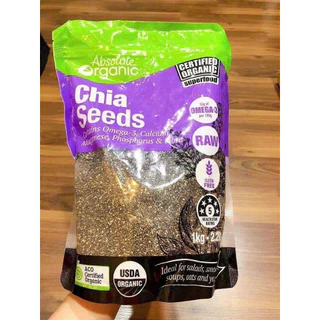 Hạt Chia Úc Organic Chia Seeds Gói 1kg