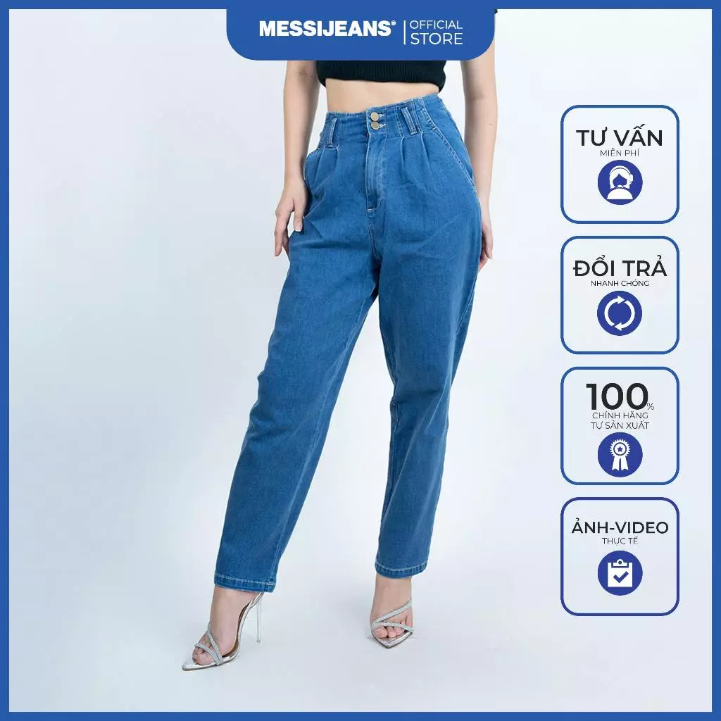 Quần Jeans Nữ Dáng Baggy MESSIJEANS WJB0303