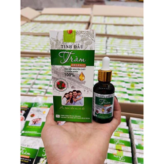 1 LỌ 30ML TINH DẦU TRÀM ORGANIC DÙNG AN TOÀN CHO TRẺ NHỎ & PHỤ NỮ MANG THAI