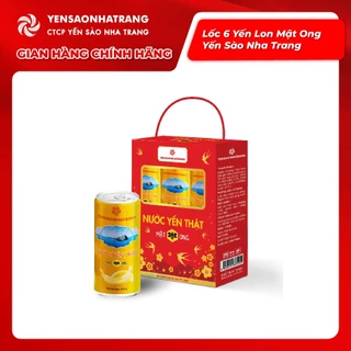 Lốc Nước Yến Thật Mật Ong Yền Sào Nha Trang 190ml