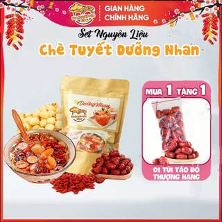 Chè Dưỡng Nhan Tuyết Yến⚡Giá Tốt FreeShip⚡ Set Nấu [12-15 chén] Chè Dưỡng Nhan Thượng Phẩm