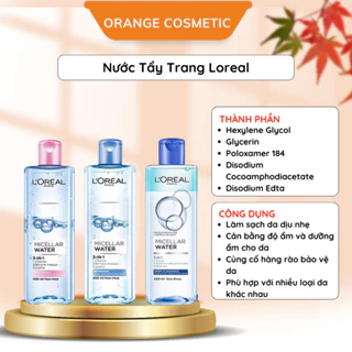 Nước tẩy trang loreal Paris 3-In-1 Micellar Water 400ml