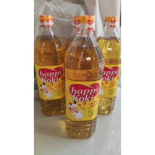 Dầu ăn Happi Koki chai 1 Lít 1L - Cari Shop (Date 2025)