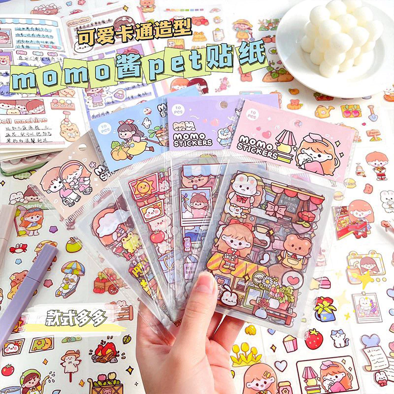 Sticker set 10 tấm daily