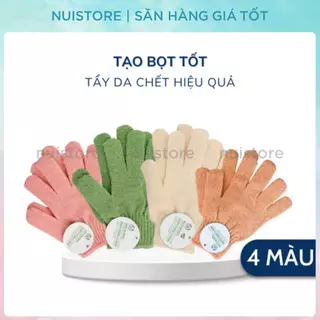 Găng Tay Tắm Tẩy Tế Bào Chết Cho Da Sáng Mịn 𝐄𝐱𝐟𝐨𝐥𝐢𝐚𝐭𝐢𝐧𝐠 𝐁𝐚𝐭𝐡 𝐆𝐥𝐨𝐯𝐞𝐬