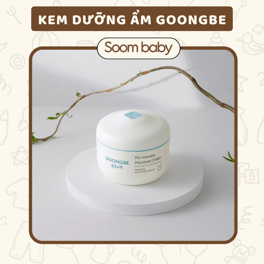 (Date 2026) Kem dưỡng ẩm cho bé Goongbe Hàn Quốc 180ml, bản nội địa hàn