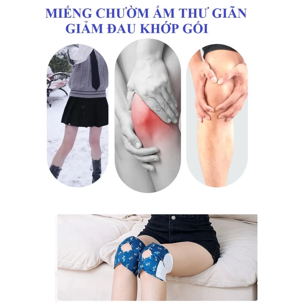 Khăn chườm giữ ấm đến 6 giờ giúp giảm đau nhức mỏi xương khớp gối