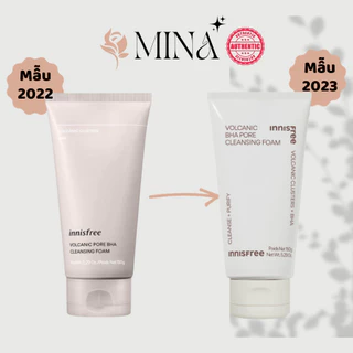 (Mẫu mới) Sữa rửa mặt tro núi lửa Innisfree Jeju Volcanic Pore Cleansing Foam 150ml