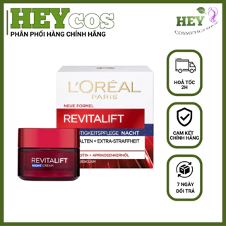 Kem dưỡng săn chắc da và giảm nếp nhăn L'Oreal Paris Revitalift ban đêm 50ml (kem đêm) | HEYCOS