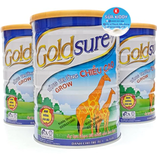 Sữa tăng chiều cao GOLDSURE CHIỀU CAO 900g (mẫu nắp lùn) giúp tăng chiều cao cho trẻ từ 1 – 16 tuổi