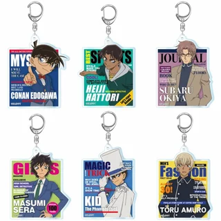 Móc khóa DETECTIVE CONAN ver TẠP CHÍ Thám tử lừng danh in hình anime chibi mica trong acrylic keyring dễ thương